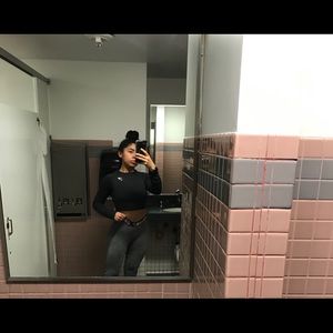 Burgundy flex leggings